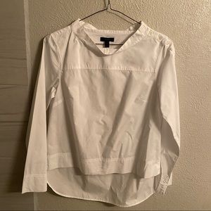 white J Crew blouse